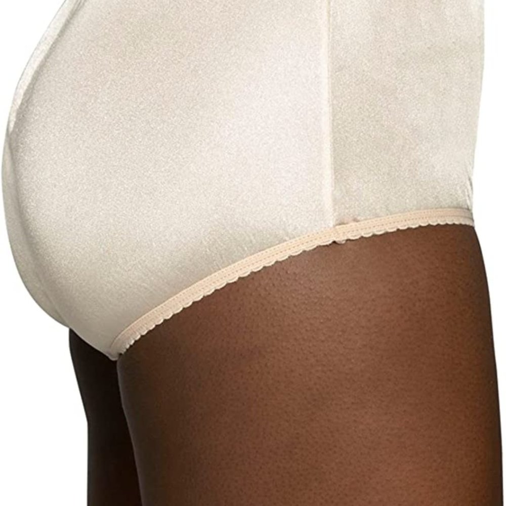 Vanity Fair Women's Perfectly Yours Nylon with Lace Brief Panty Style 13060 Sz 7 - Picture 3 of 8